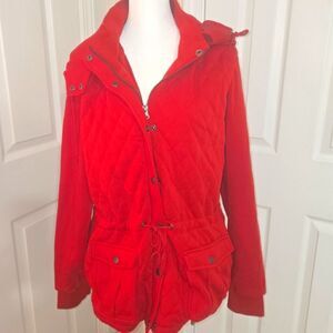 NWOT! Quilted Hooded Jacket